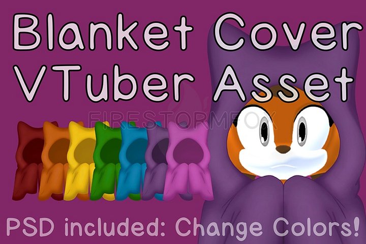 Blanket Cover VTuber Asset product image (1)