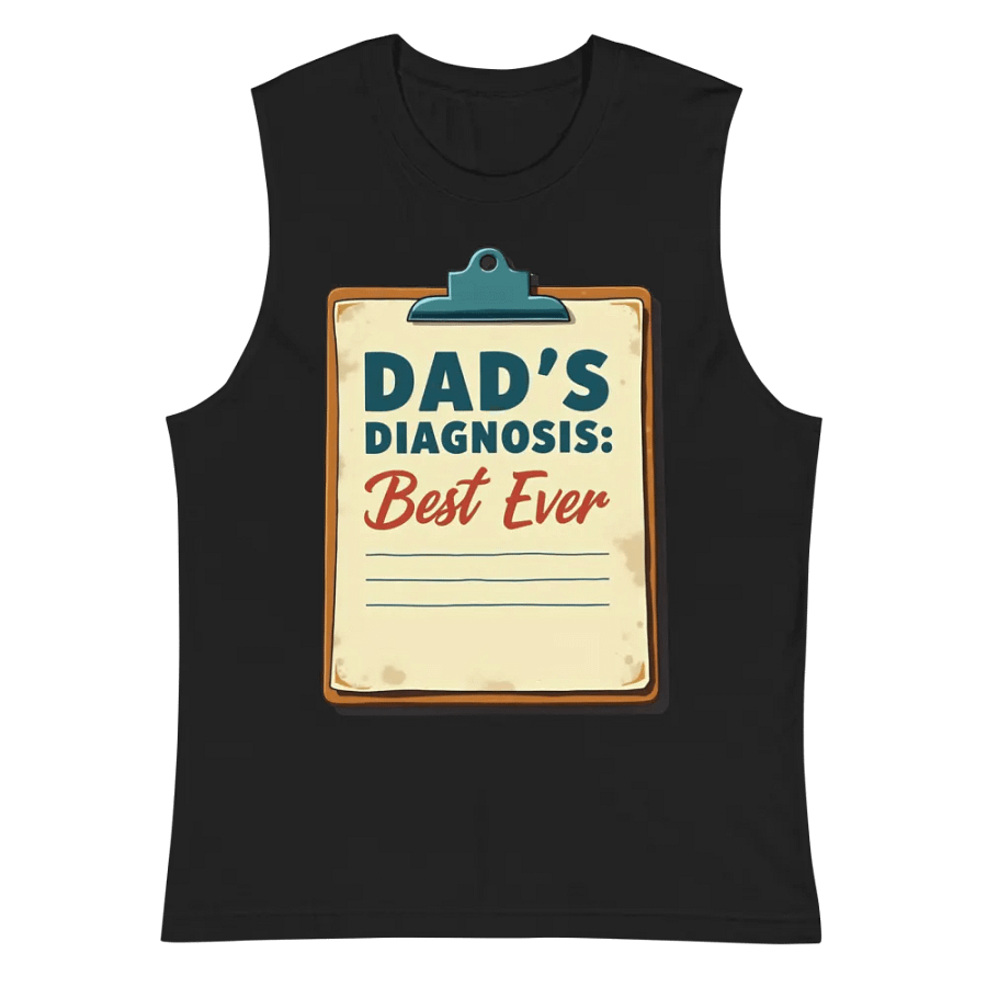 Best Ever Dad's Diagnosis Muscle Tank product image (3)