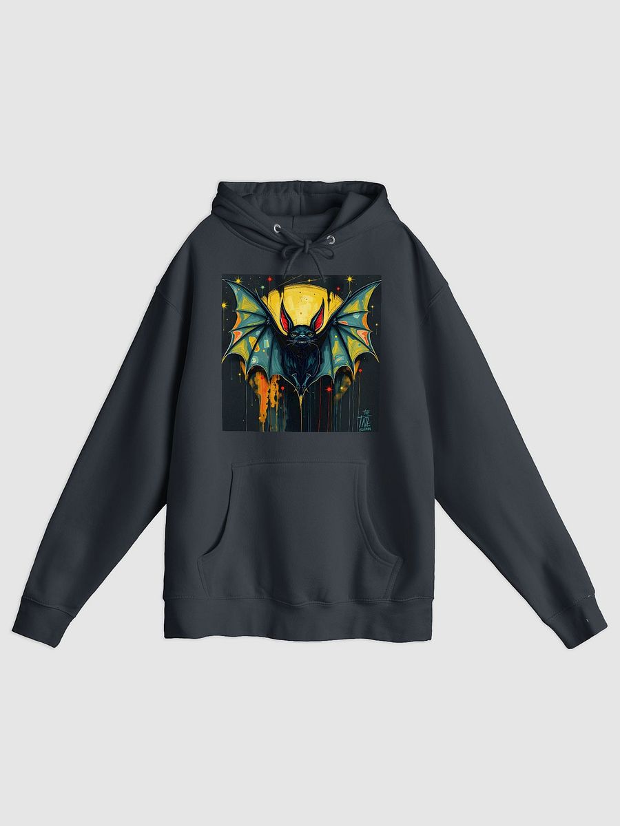 Drip ink colorful bat,Cozy Comfort Unisex Hoodie product image (1)