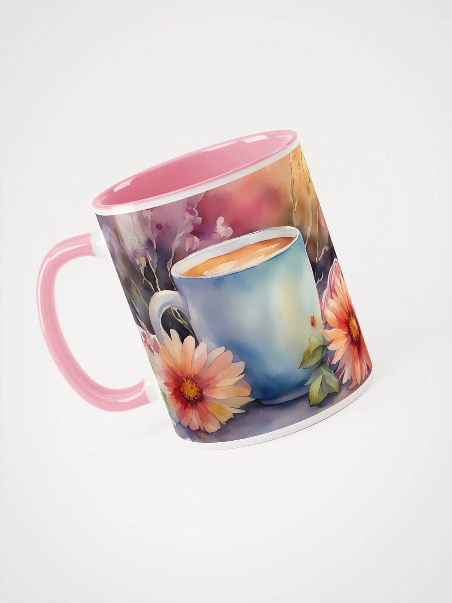 Pink Hugs for Everyone, Ceramic Mug with Color Inside product image (3)