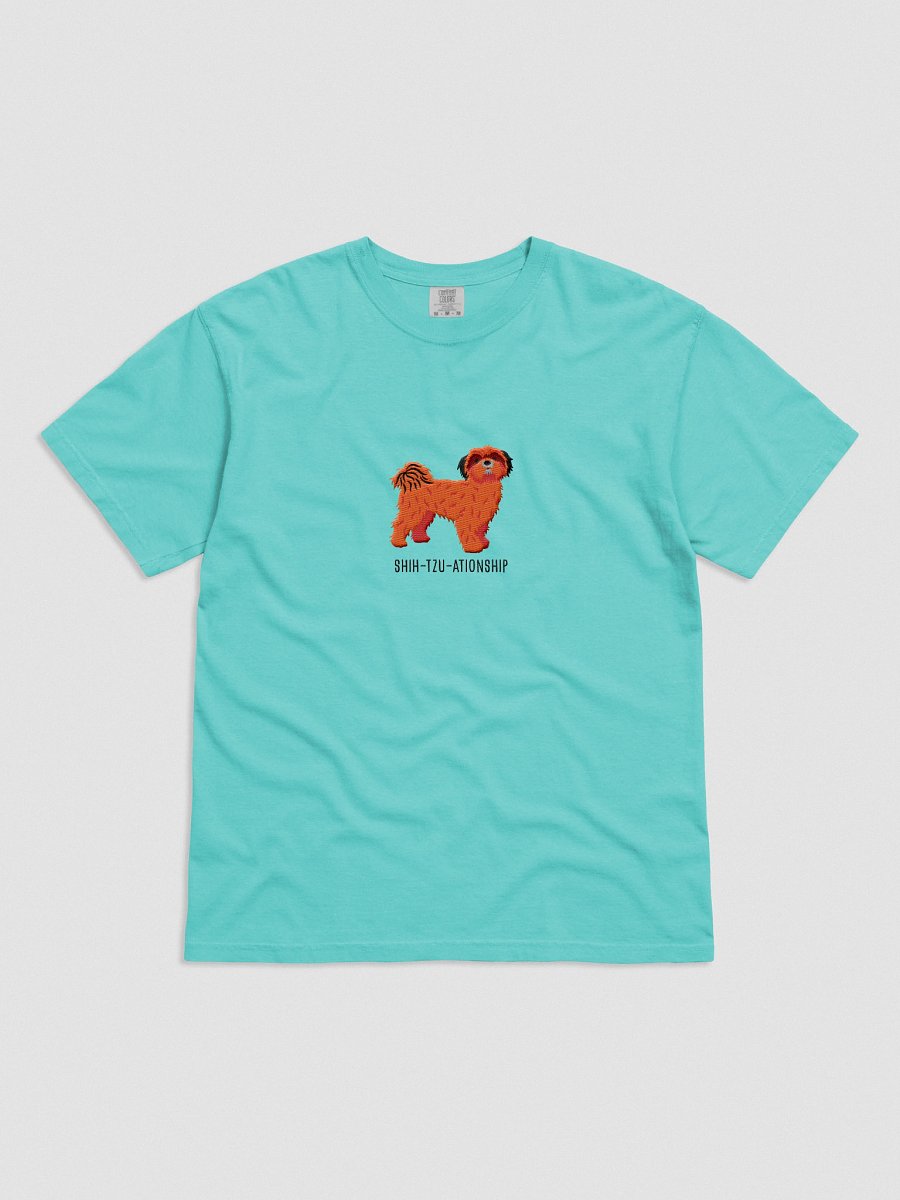 Shih-Tzu-ationship T-Shirt(Embroidered) of a Shih Tzu(Red) product image (31)