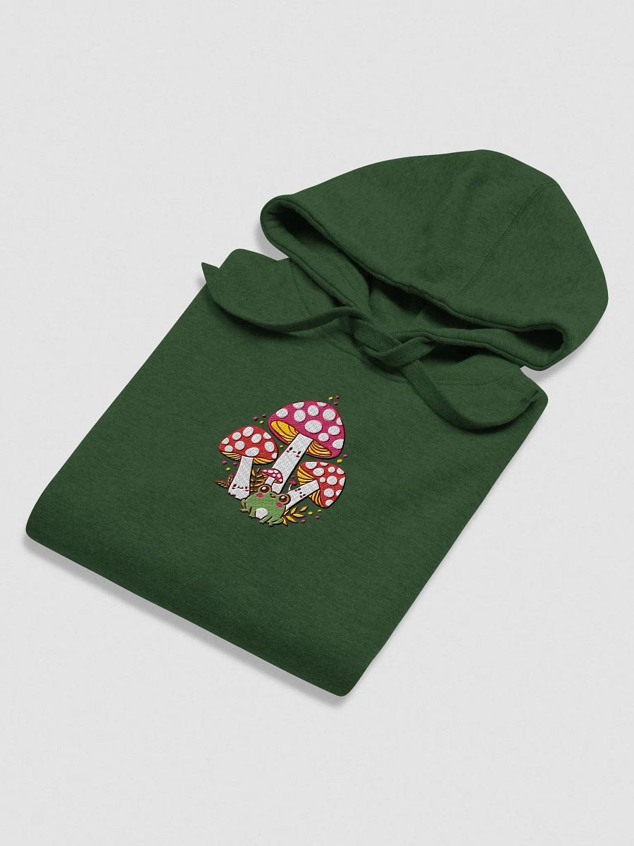 Whimsical Mushroom Frog Unisex Hoodie product image (10)