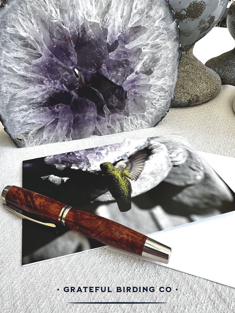 Anna's Hummingbird Nods Its Spring Greeting - Notecard product image (3)