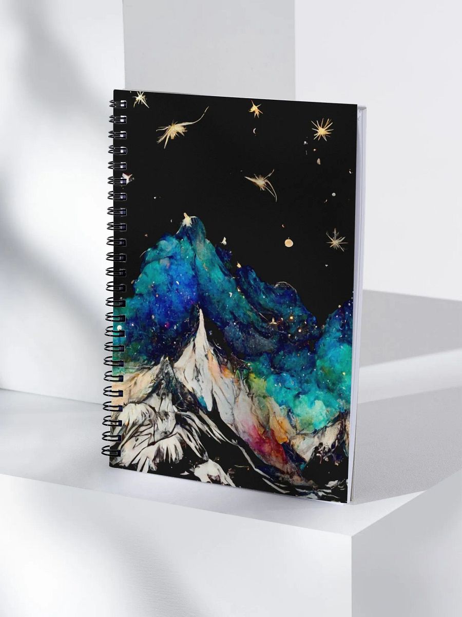 Starry Mountain Dreams Spiral Notebook product image (4)