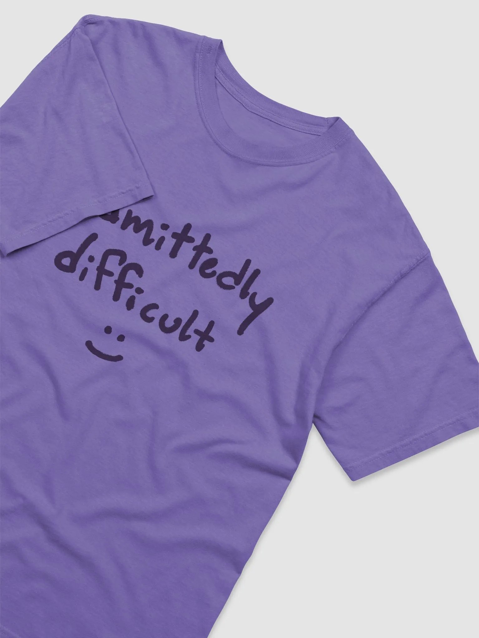 admittedly difficult (#332144) garment-dyed tee product image (3)