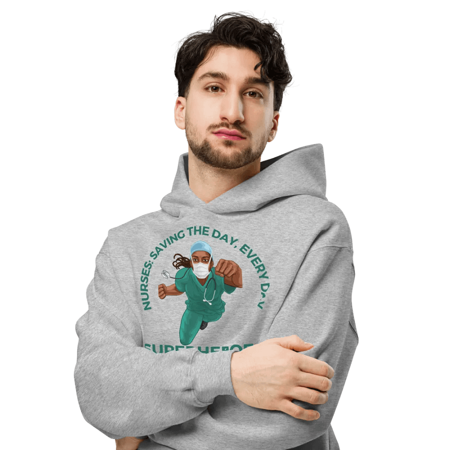 Nurse Superhero Appreciation Oversized Hoodie product image (6)