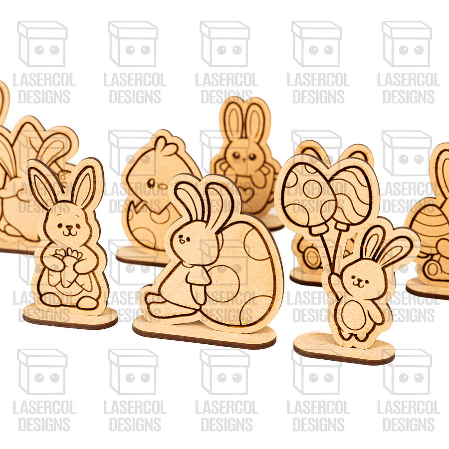 Easter Cutouts With Base Set 5 - Laser Cut Files product image (4)