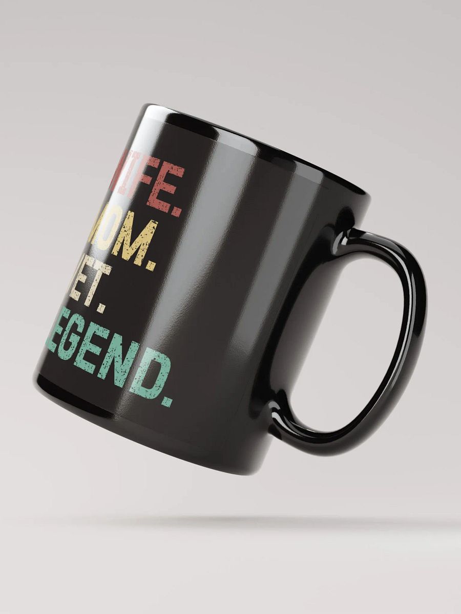 "Wife-Mom-Vet-Legend" black glossy mug product image (7)