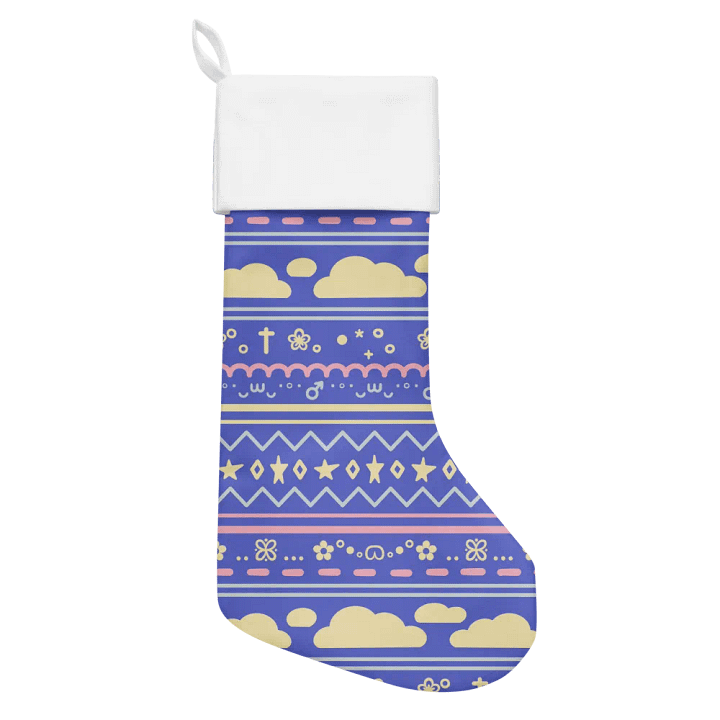 Cloudy Christmas Stocking - Pastel product image (1)