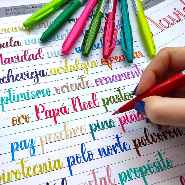 Set de 150 Palabras sobre Navidad - 4 Estilos de Letras product image (2)