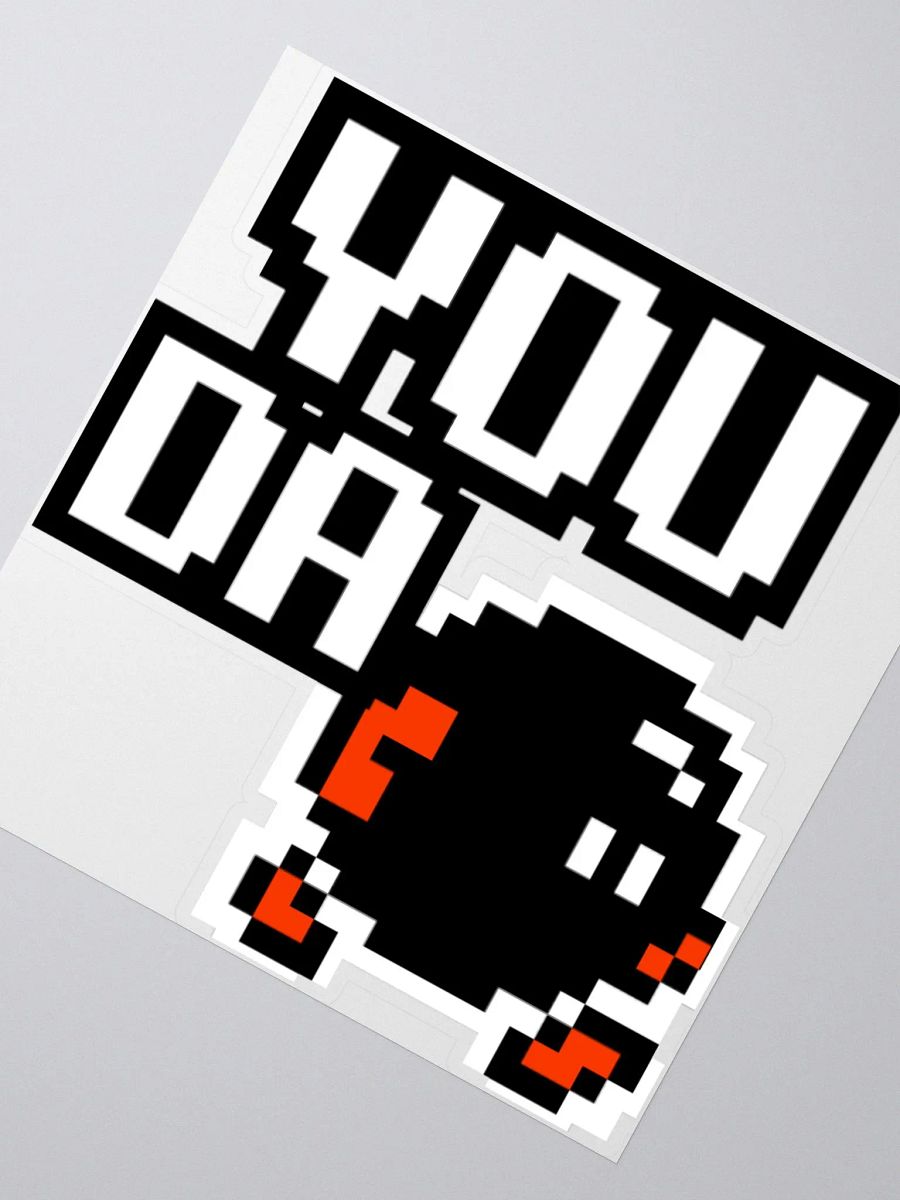 You Da Bob-omb Non holographic sticker product image (5)
