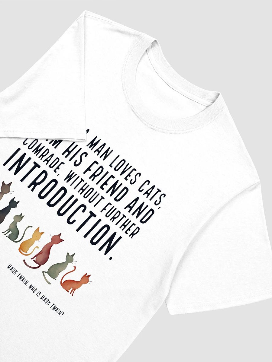 Cat Lover Twain T-Shirt product image (3)