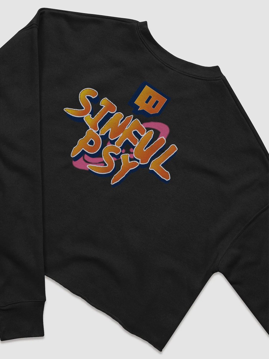 Gengar X Itachi Bella+Canvas Woman's Fleece Crop sweatshirt product image (4)