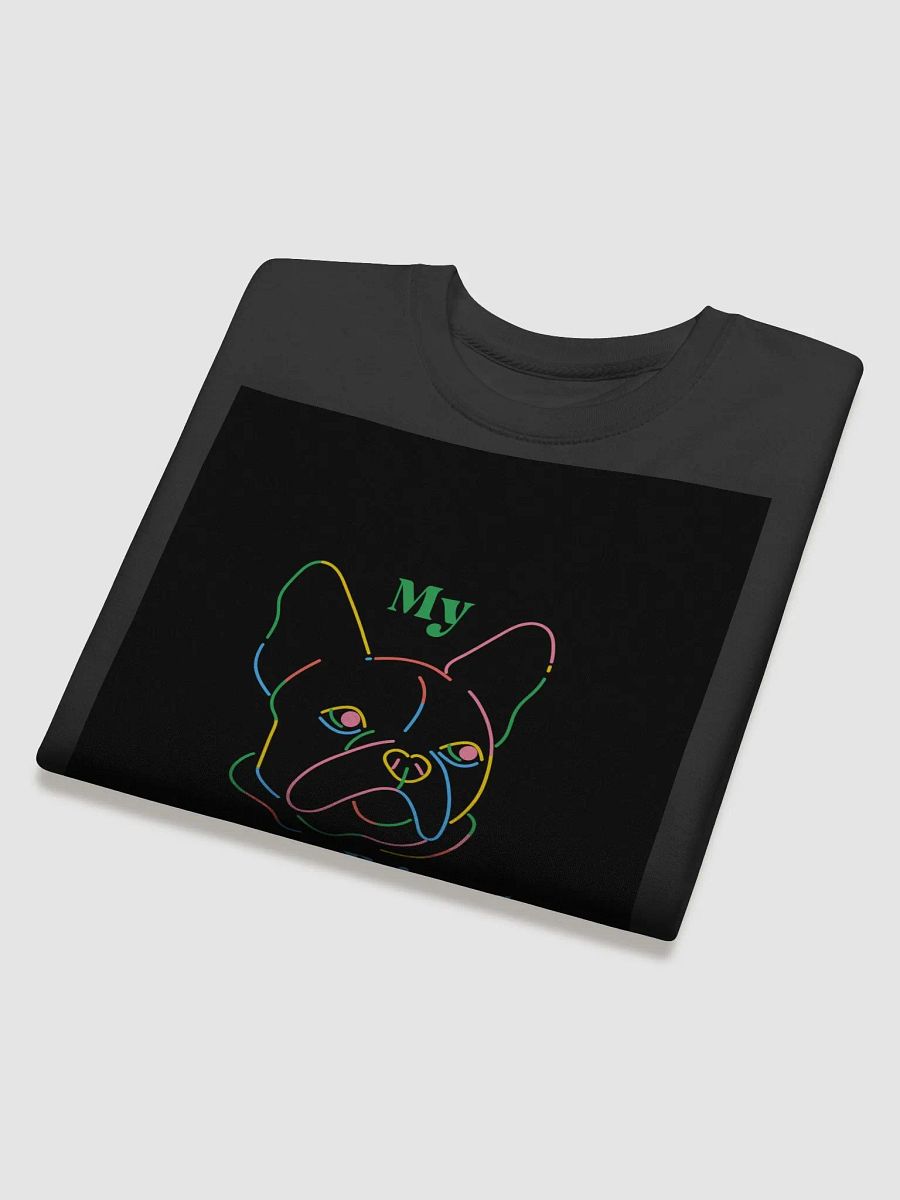 Neon French Bulldog Best Friend Sweatshirt product image (4)