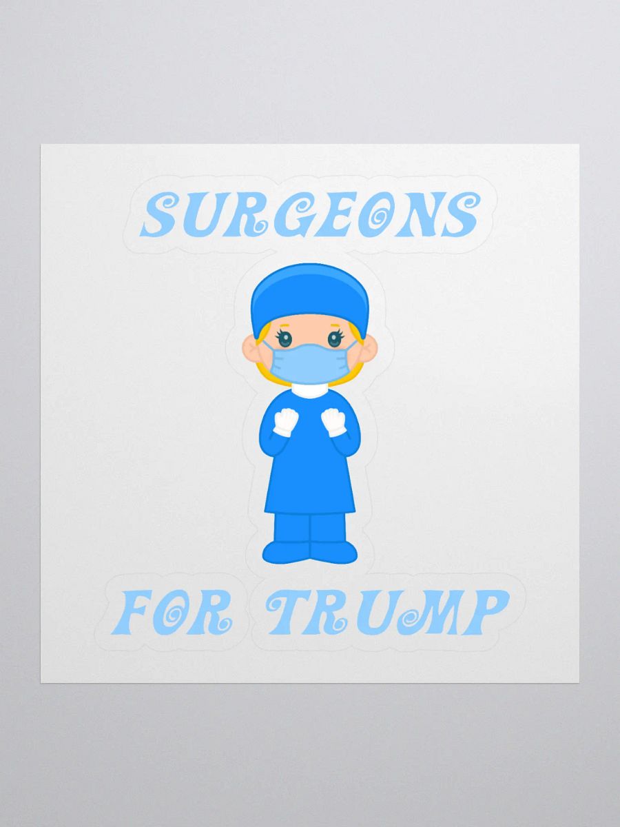 Surgeons For Trump 2024 (F) Sticker product image (1)