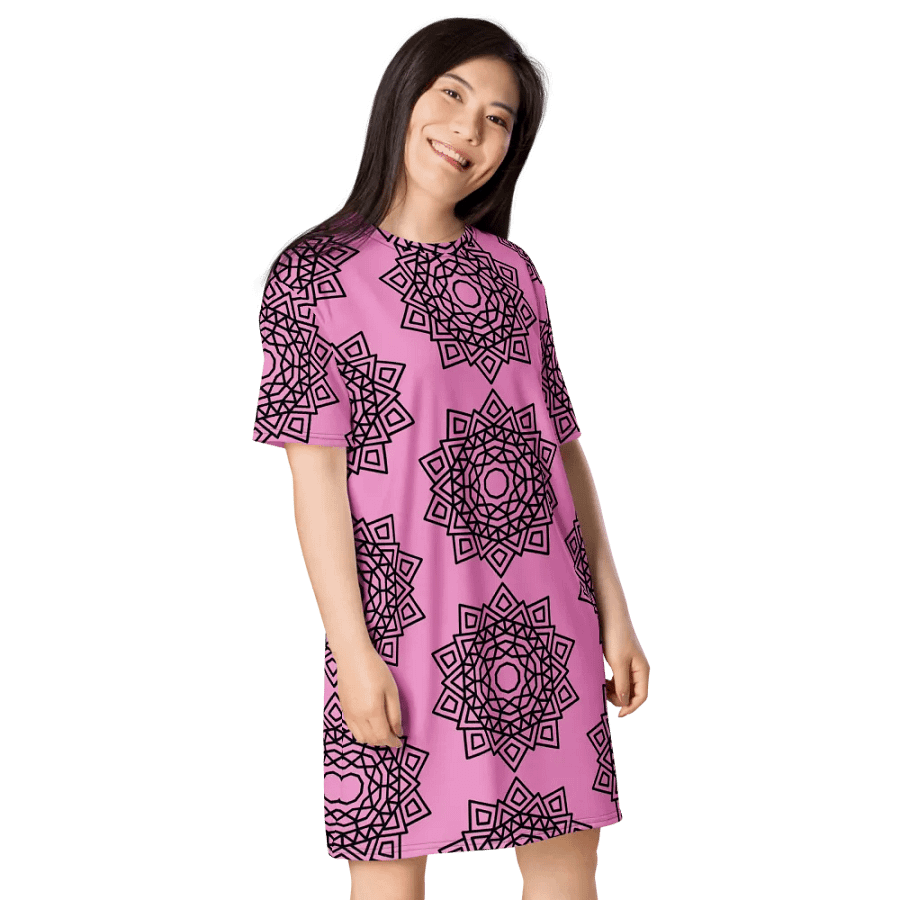 Pink Mandala T Dress product image (4)