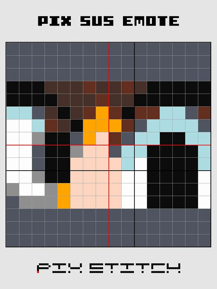 Pix Sus Emote Pixel Art product image (2)