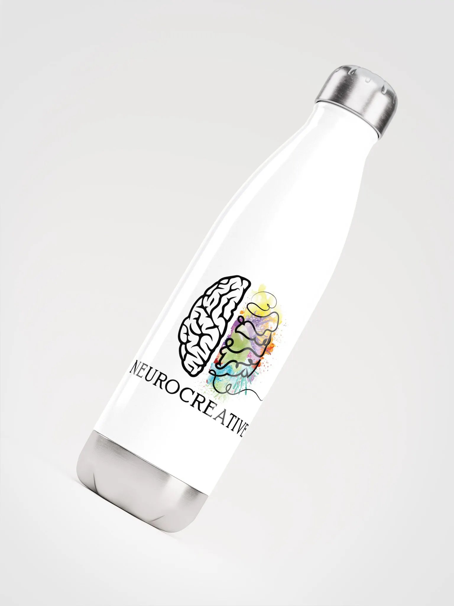 Stainless Steel Water Bottle - The Neurocreative product image (4)