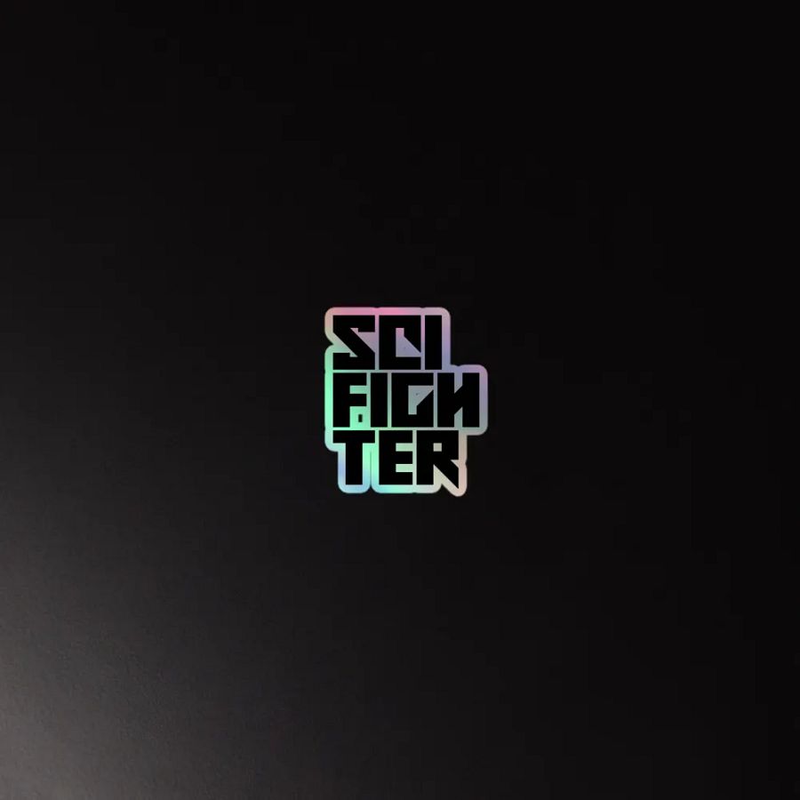 SCIFIGHTER STACKED STICKER product image (4)
