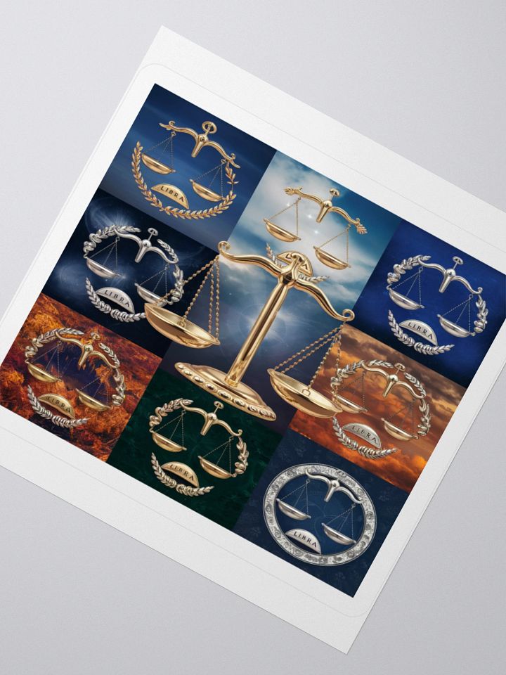 Libra Scales Kiss-Cut Sticker product image (6)