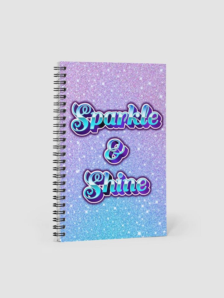 Sparkle & Shine Spiral Notebook Journal product image (1)