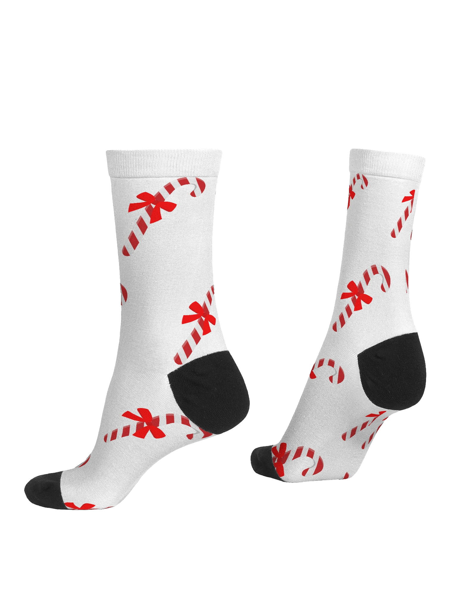 Candy Cane EcoArt Crew Socks product image (4)