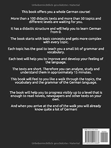 Learn German! More than 100 didactic texts to learn and improve your German: Learn vocabulary and grammar while your are reading product image (3)