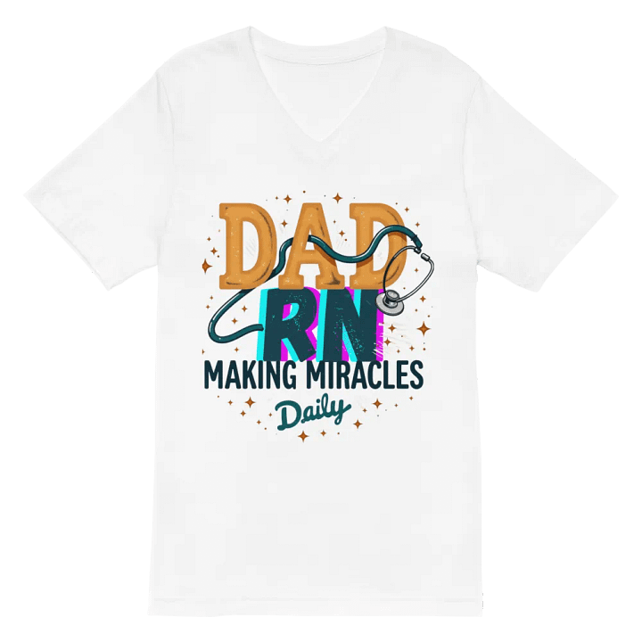 DAD RN Making Miracles v-neck Tee product image (2)