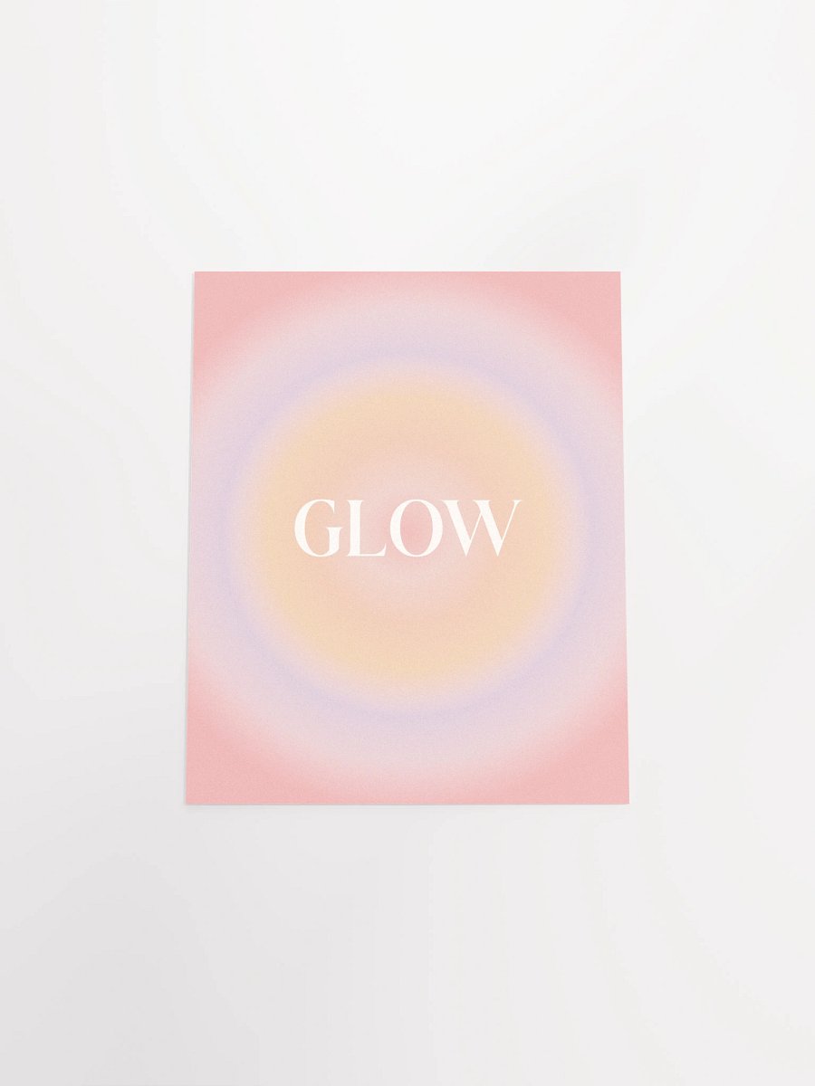 Glow Gradient Grain Poster product image (5)