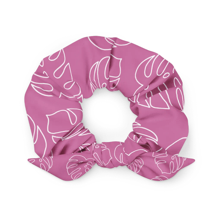 Pink Plant Scrunchie product image (1)