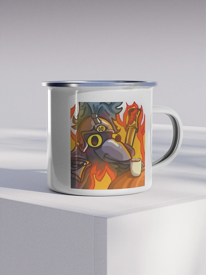 Fire Lancer Enamel Mug product image (1)