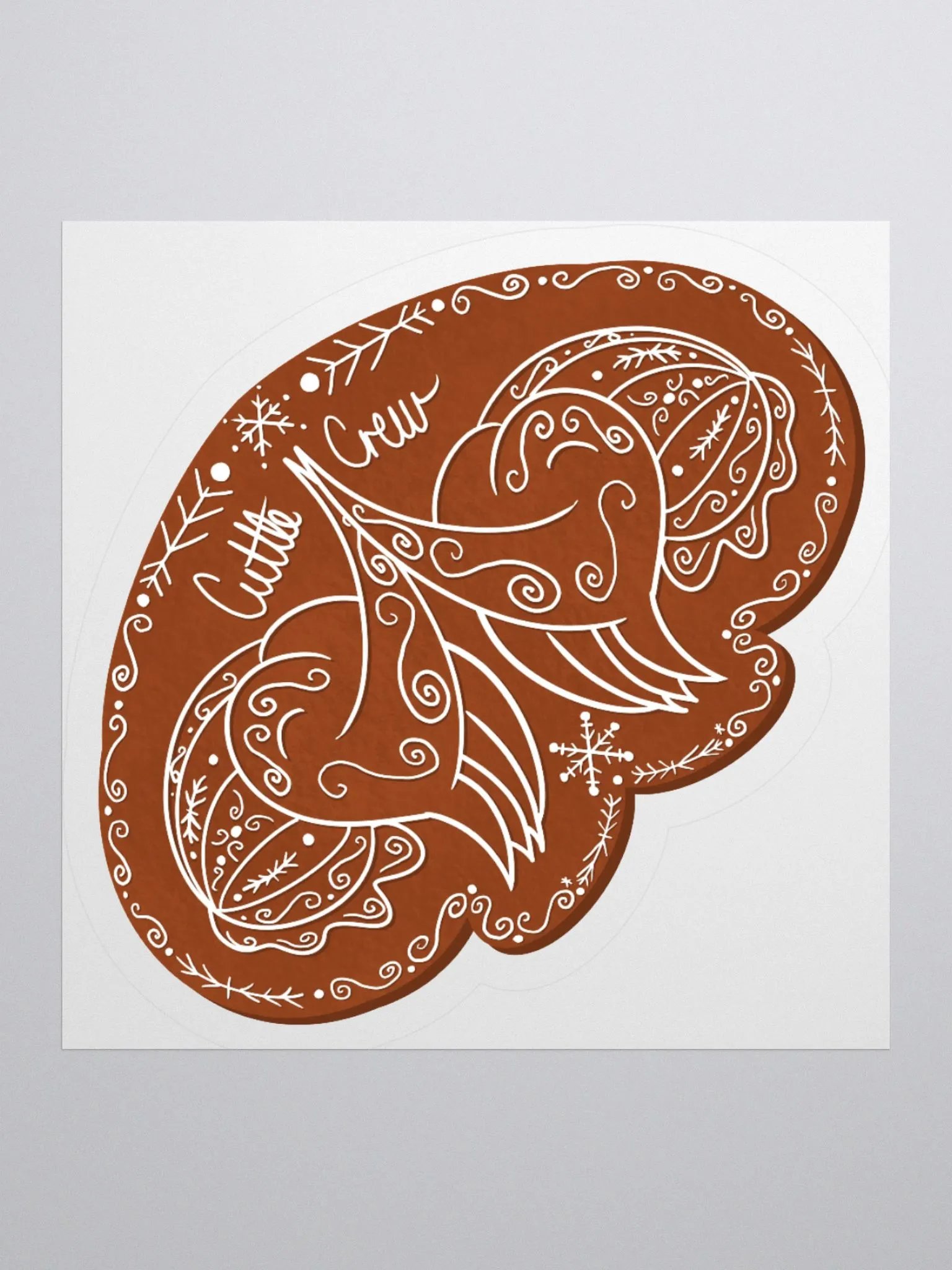 Gingerbread Cuttle Crew Sticker product image (2)