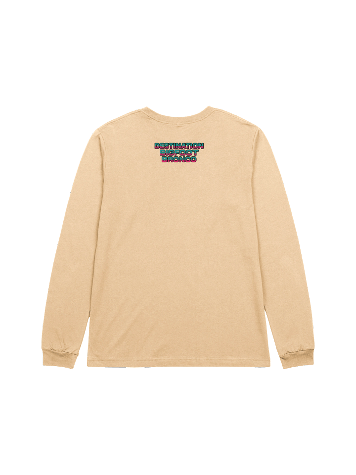 2025 Bronco Beach Bash Ocean City / Destination Bigfoot Bronco Collab Full Frontal Long Sleeve Bella+Canvas Supersoft T-Shirt (Multiple Colors Available) product image (17)