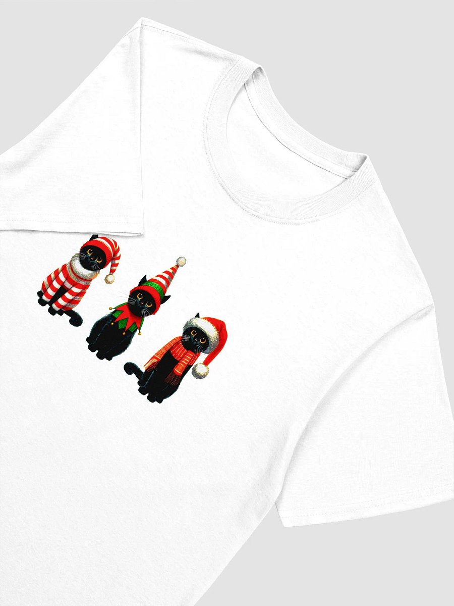 Black Christmas Cats T-Shirt product image (4)