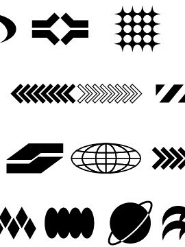 100 Retro Y2k Streetwear Elements Icons Set Vector Pack product image (3)