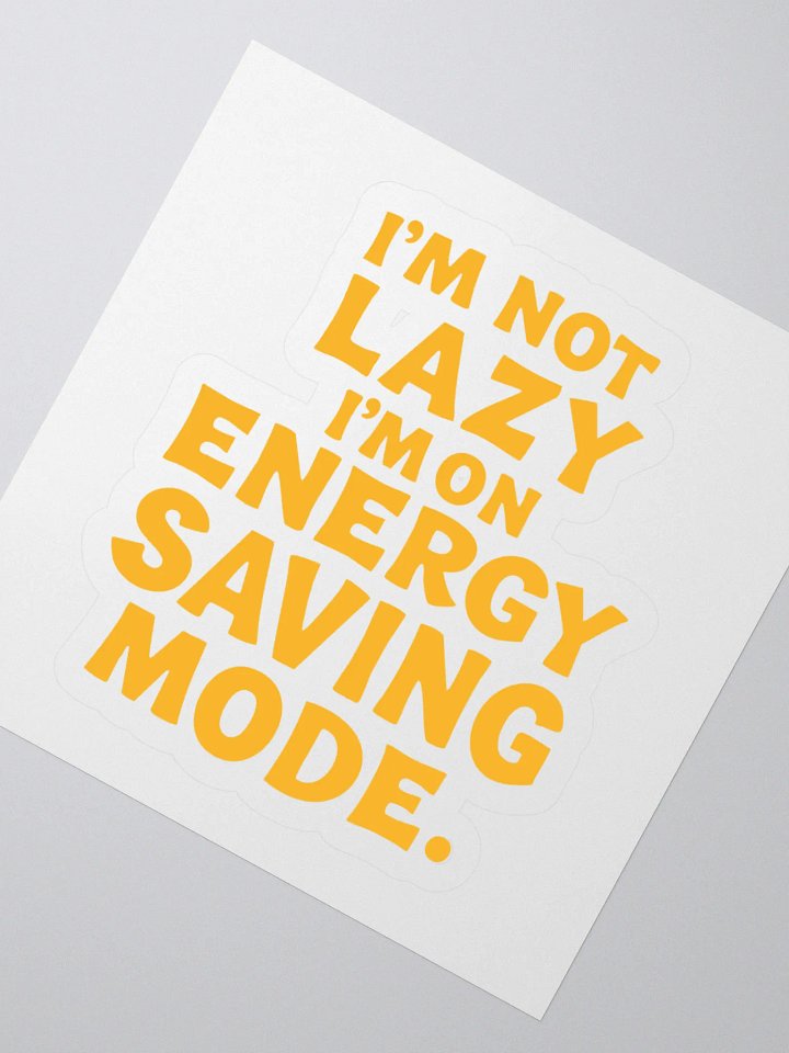 Energy Saving Mode Sticker Set product image (6)