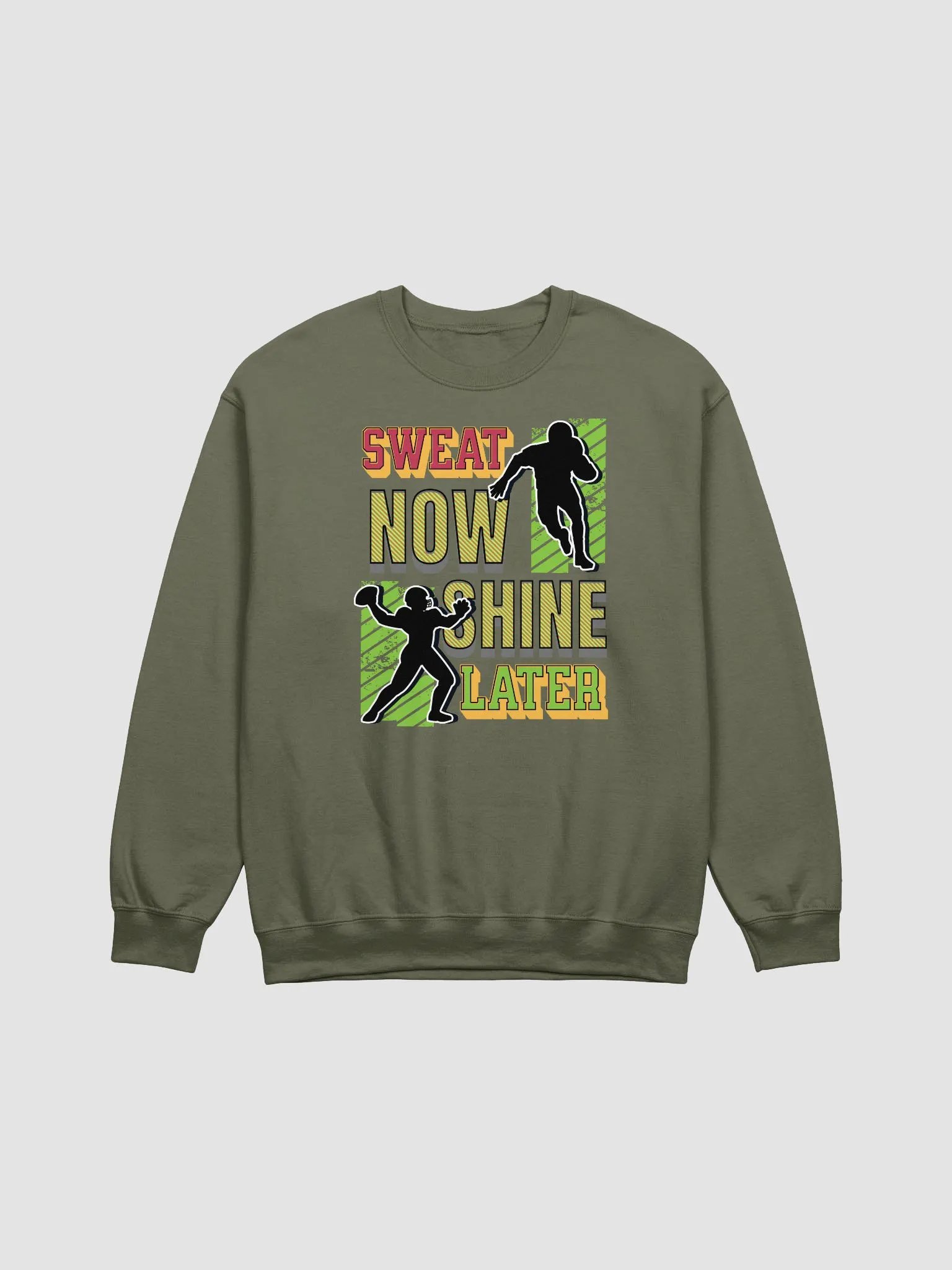 Sweat Now Shine Later Football Crewneck product image (11)