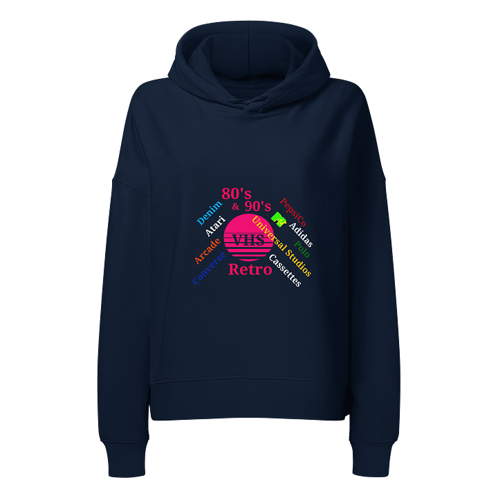 Retro VHS Dreams Organic Hoodie product image (1)