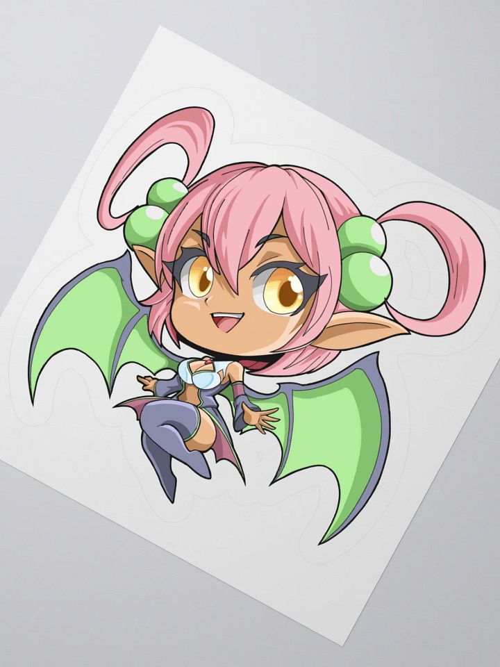 Chibi Angel Kiss Cut Stickers product image (5)