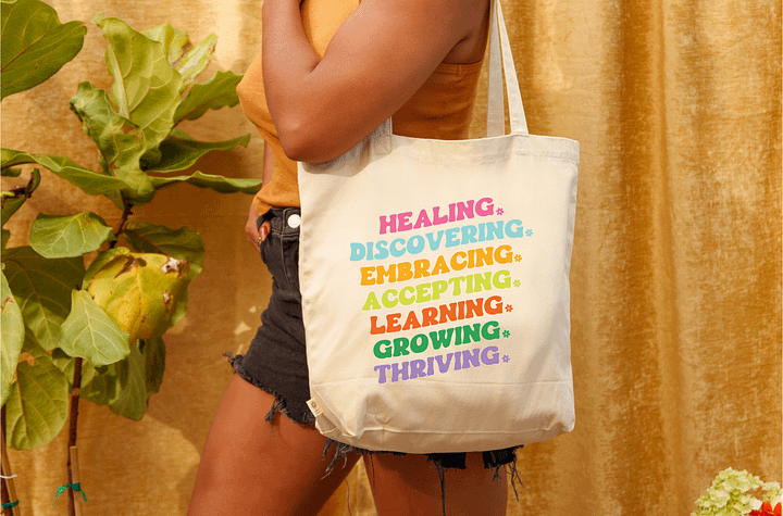Healing & Thriving Organic Tote product image (1)