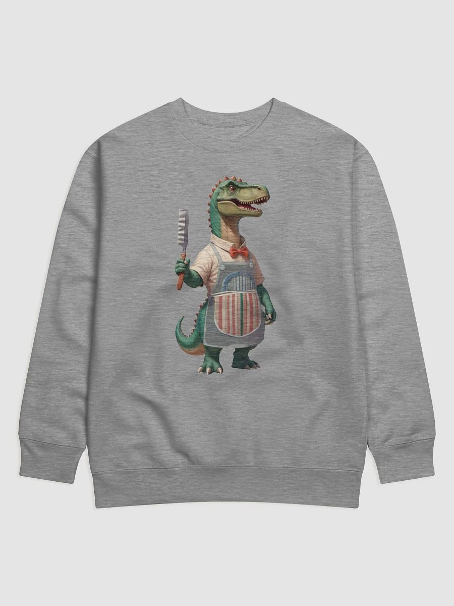 T-Rex Barber Shop Worker Sweatshirt product image (1)