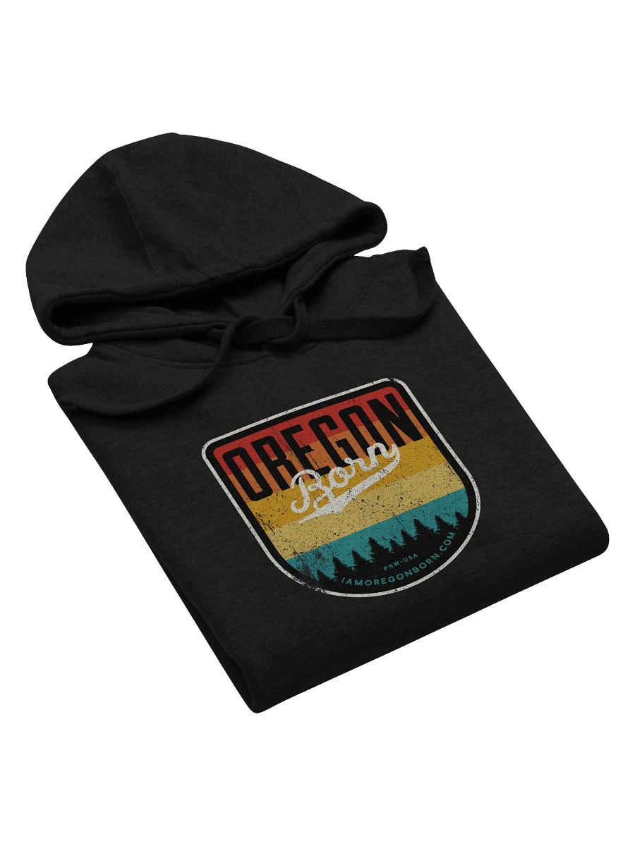 Oregon Born Vintage Shield Hoodie product image (5)