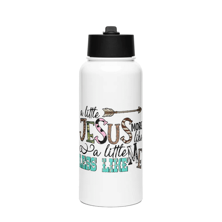 A Little More Like Jesus - Stainless Steel Sports Water Bottle product image (1)