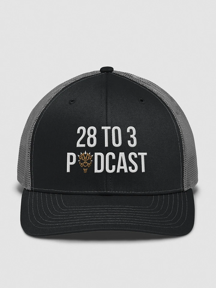 The 28 to 3 Podcast Trucker Hat product image (1)