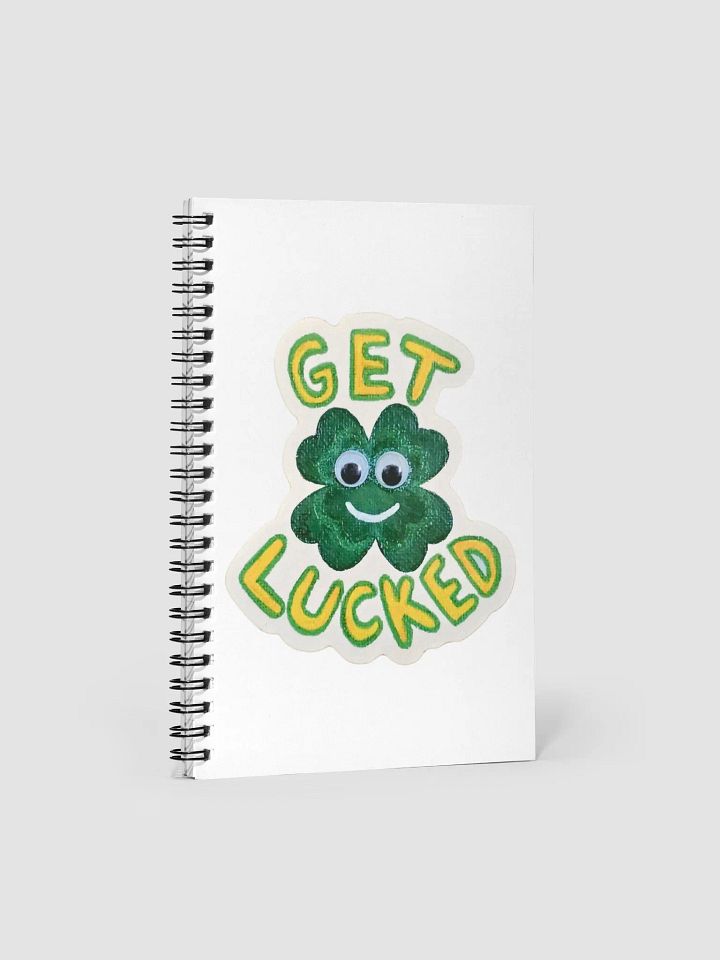 Get Lucked Clover Spiral Notebook product image (1)