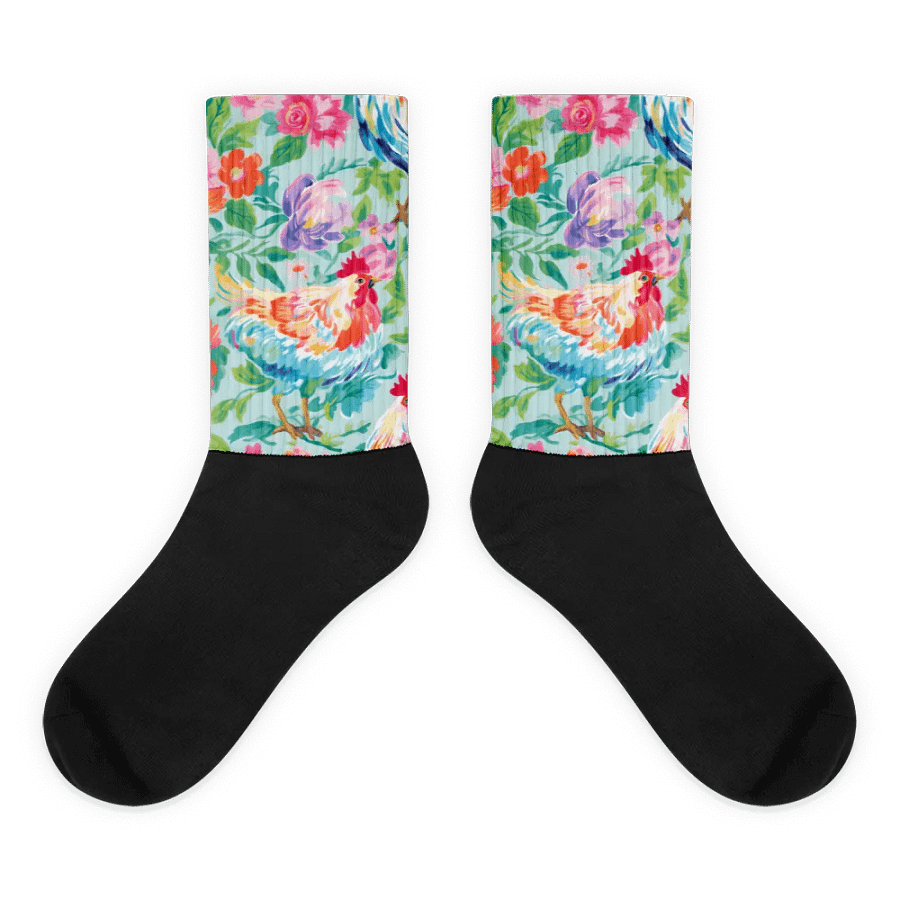 Floral Chicken Socks product image (2)