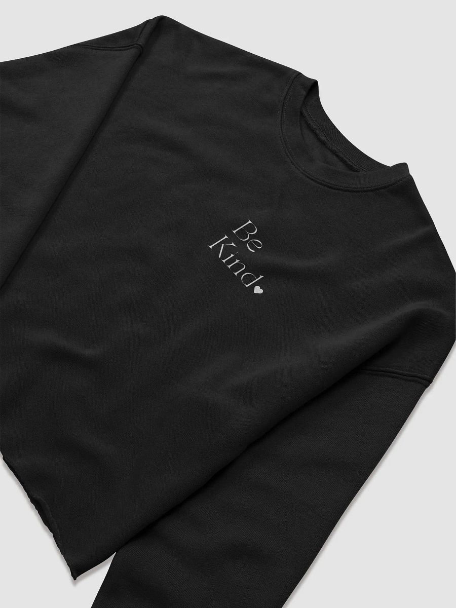 Be Kind All Around Crop Crew White product image (5)
