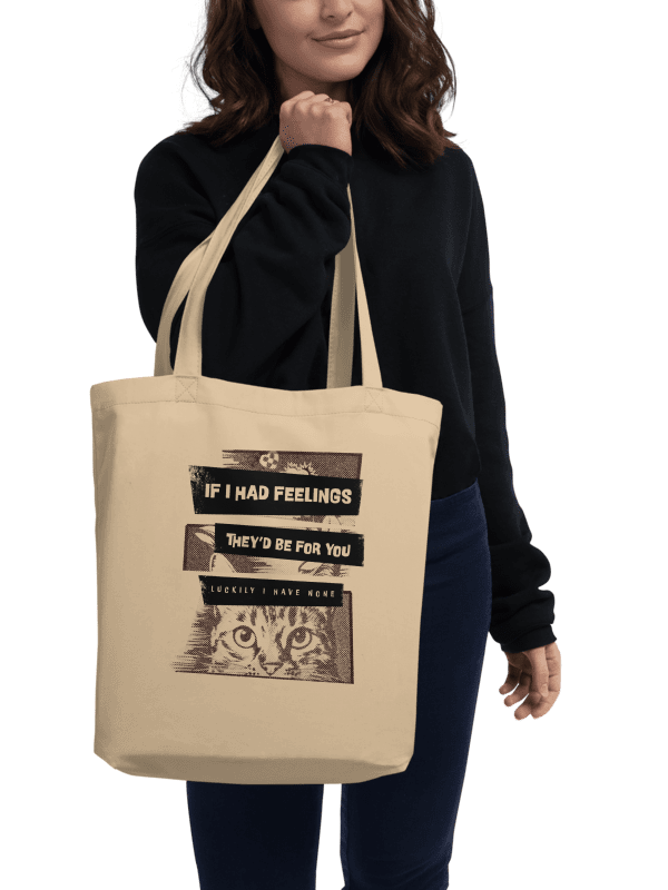 Vintage Cat Gaze - Organic Tote Bag product image (2)