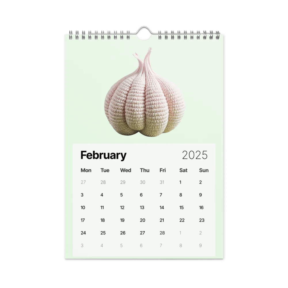 CozyAvocado's Healthy 2025 Calendar Veggie Edition product image (3)