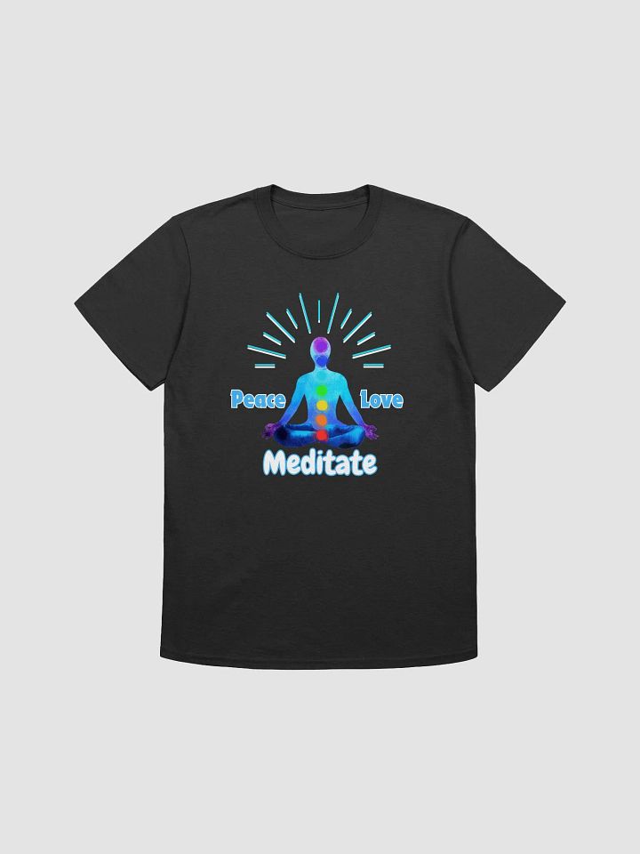 Peace Love Meditate Unisex Softstyle T-Shirt product image (1)